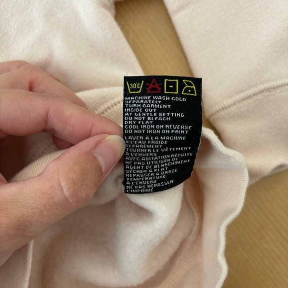 Brunette The Label 2T Girls ‘Blonde’ Crewneck Sweatshirt Light Pink - Picture 5 of 5